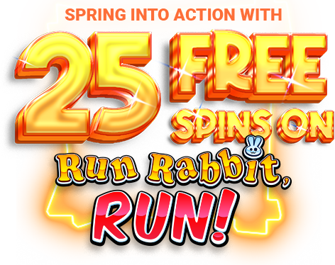 Amok 25 Free Spins on Run Rabbit, Run
